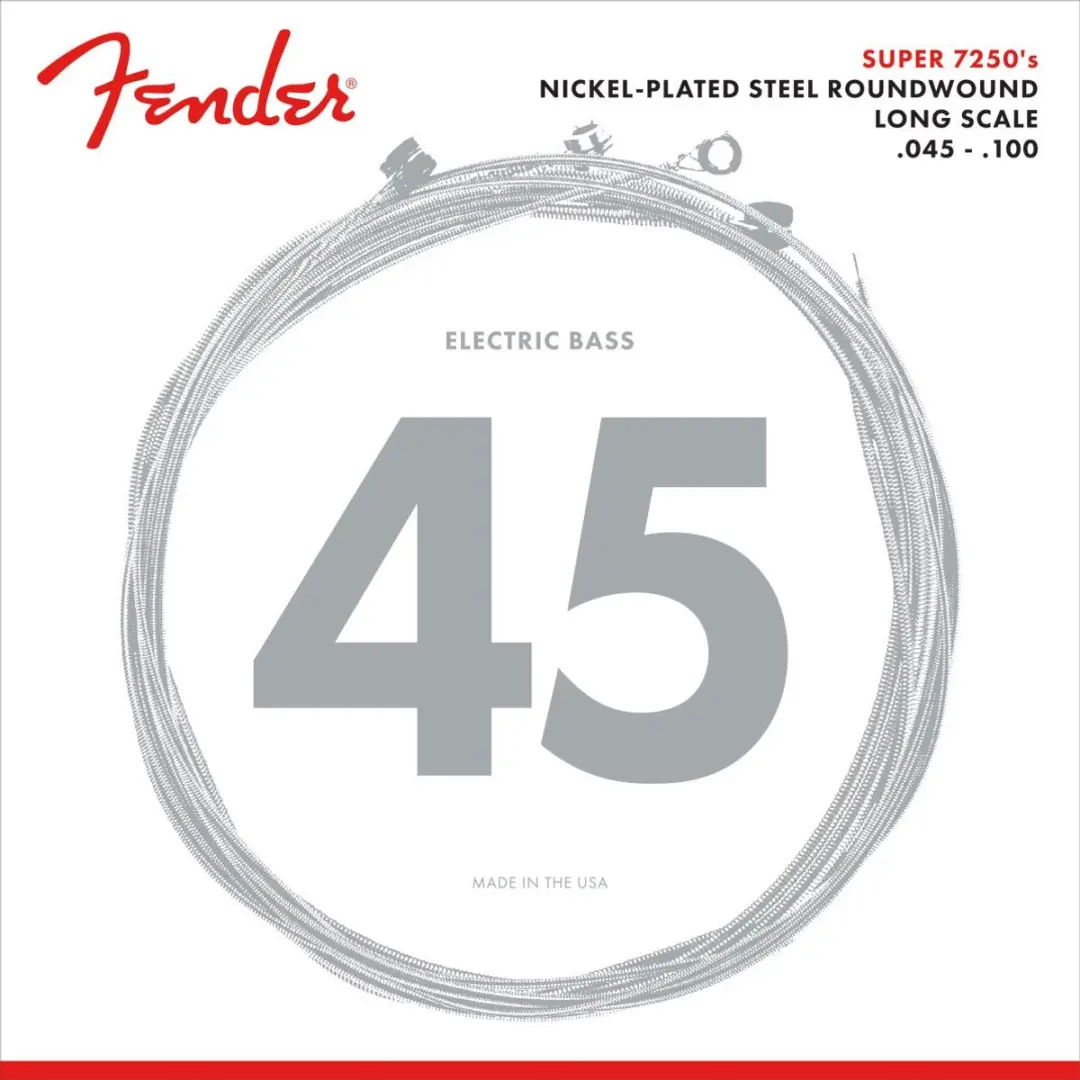 Fender Super 7250 ML Snarenset 45-100 - 4 Stuks