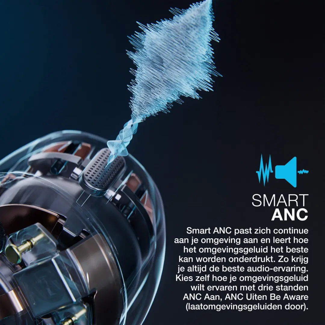 JLab Epic Lab Edition IEUEBELABRBLK82 Oordopjes - Active Noise Cancelling - 54u Batterij - Zwart