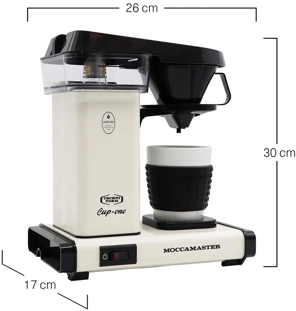 Moccamaster Cup-One Filterkoffiezetapparaat 69218 - Off-White