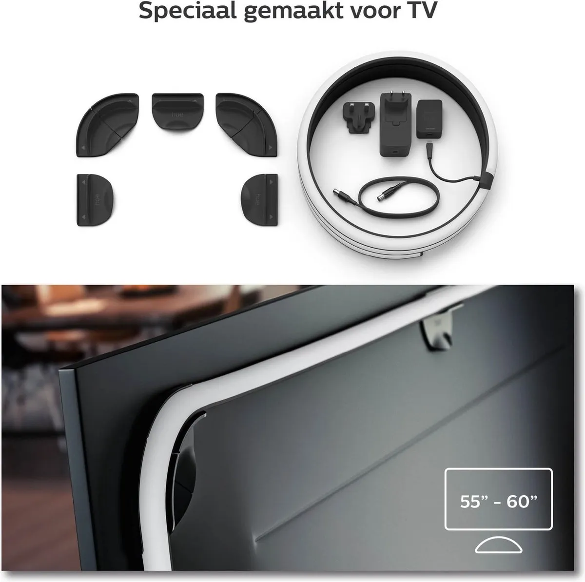 Philips Hue Play Gradient Lightstrip 55 inch - Zwart