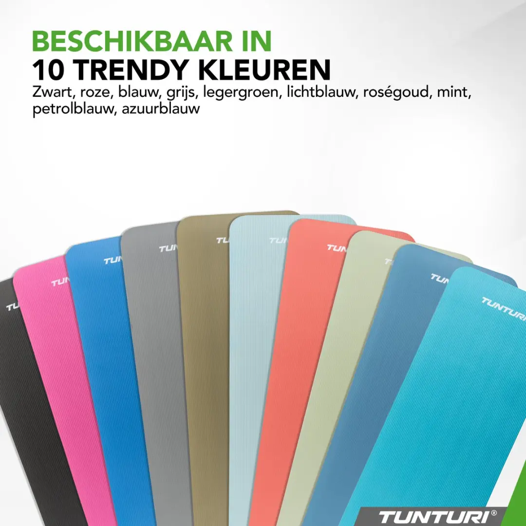 Tunturi NBR Yogamat Roze - 180x60x1,5cm