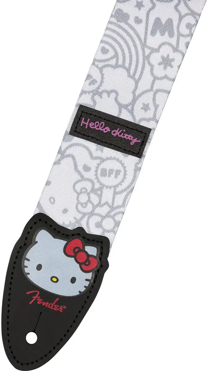 Fender Hello Kitty Gitaarband - Wit