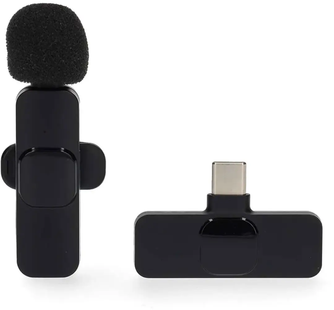Nedis MICW110BK Draadloze USB-C Microfoon - Zwart