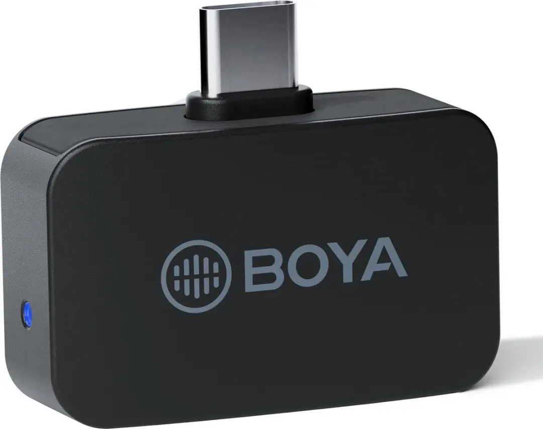 Boya BY-M1LV-U Draadloze Dasspeldmicrofoon USB-C - Zwart