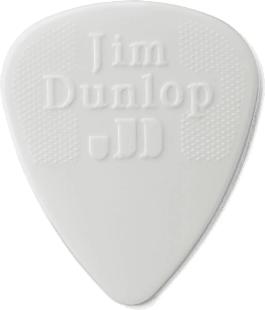 Dunlop Nylon Standard .38 Plectrum - 12 Stuks Wit