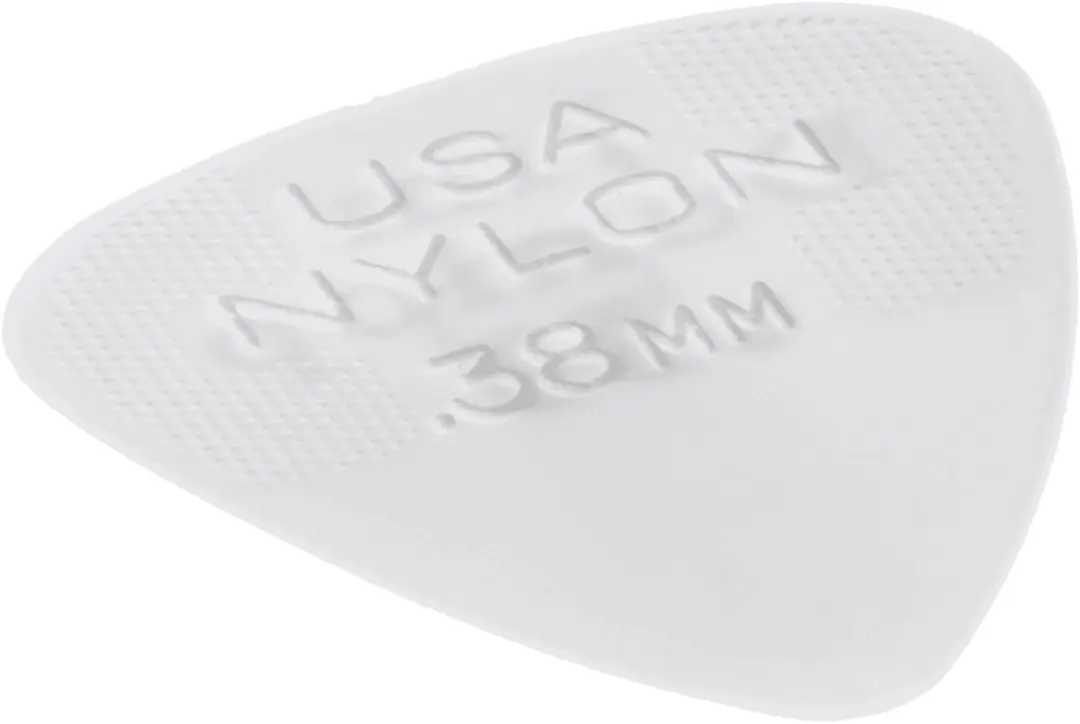 Dunlop Nylon Standard .38 Plectrum - 12 Stuks Wit