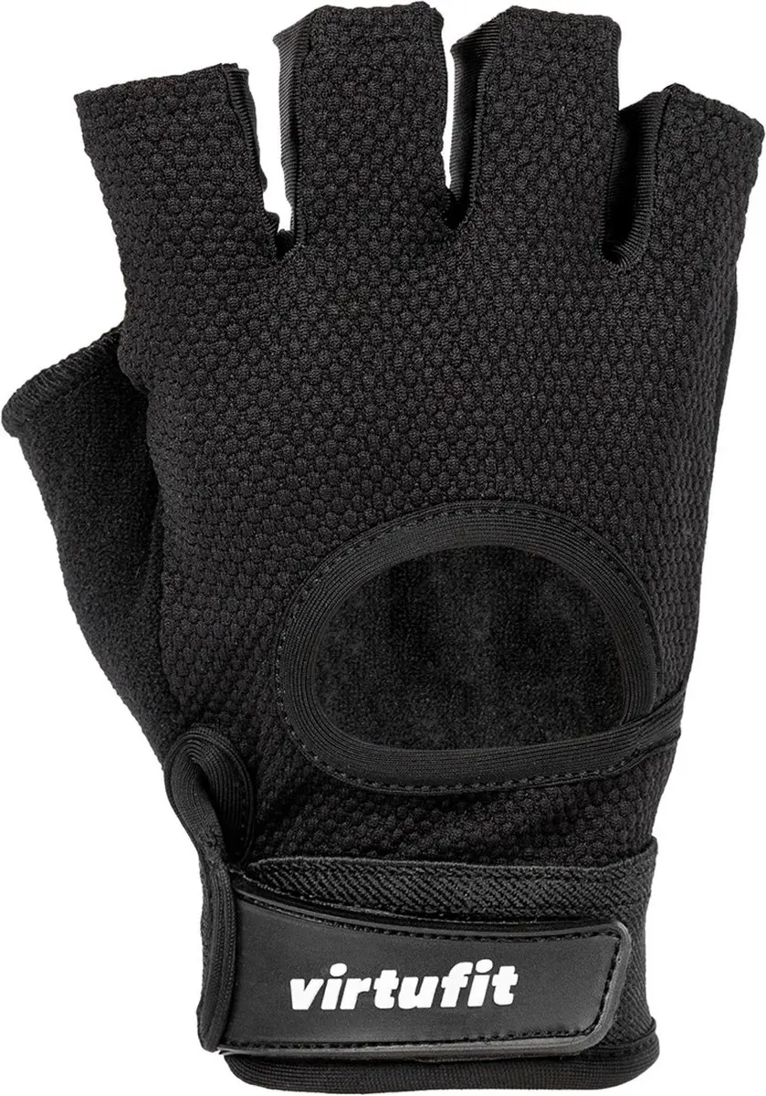 Virtufit Fitnesshandschoenen Pro - L - Zwart