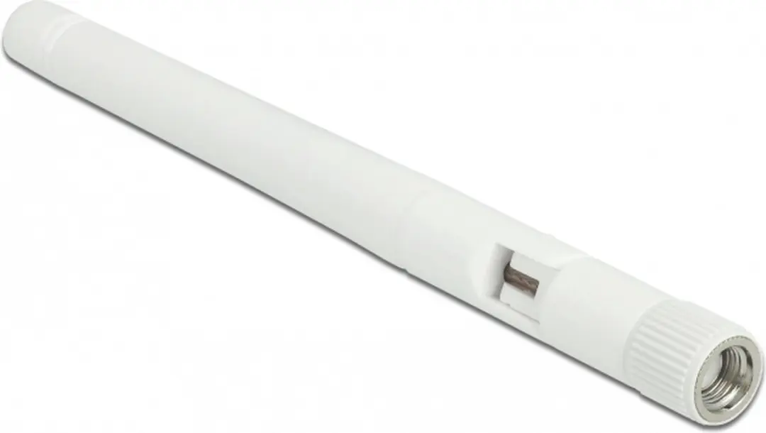 Delock WLAN Antenne RP-SMA 2dBi Omnidirectioneel - Wit