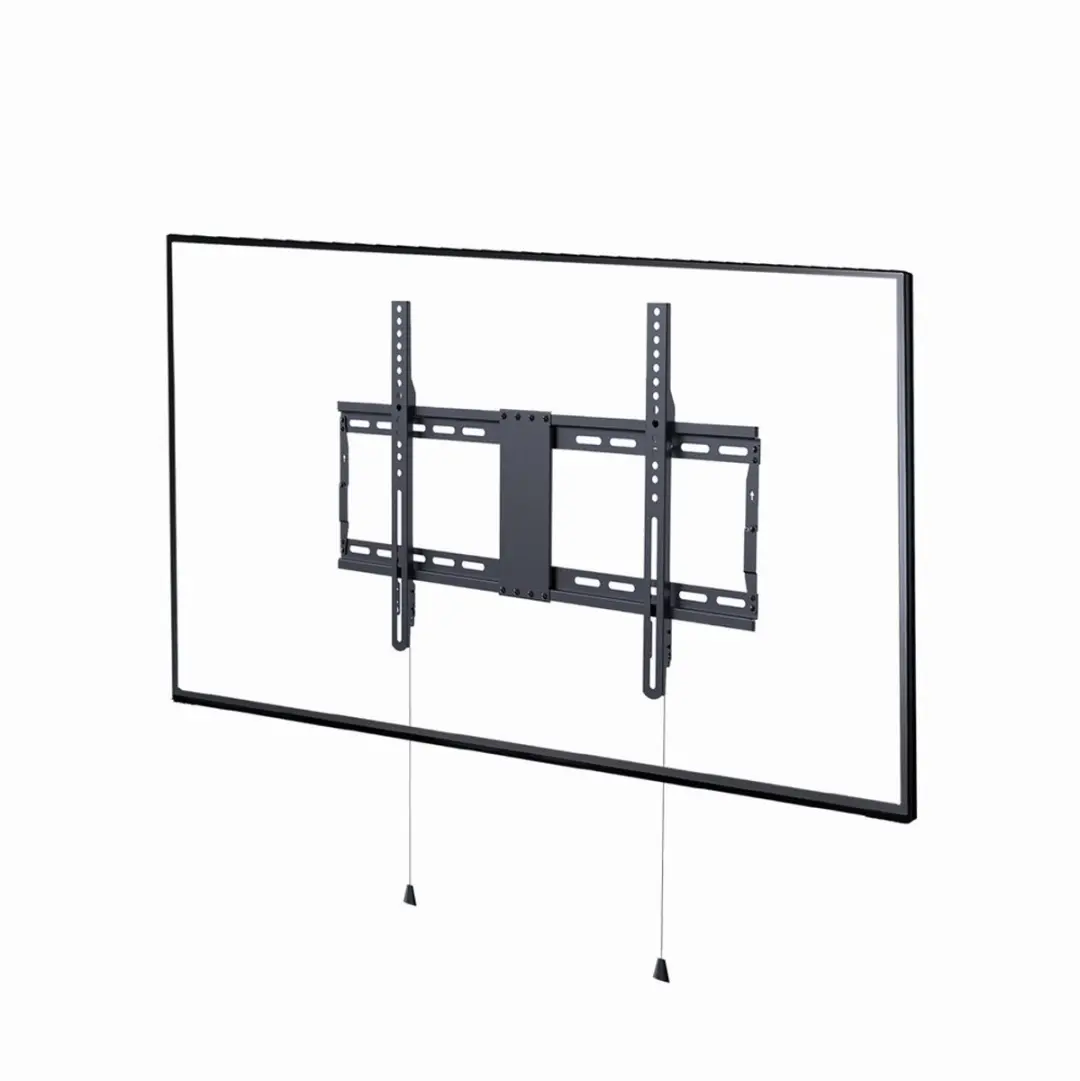 Gembird WM-80F-01 Ultra Slim TV Wandbeugel 37-80" - Vast - VESA 600x400 - Zwart