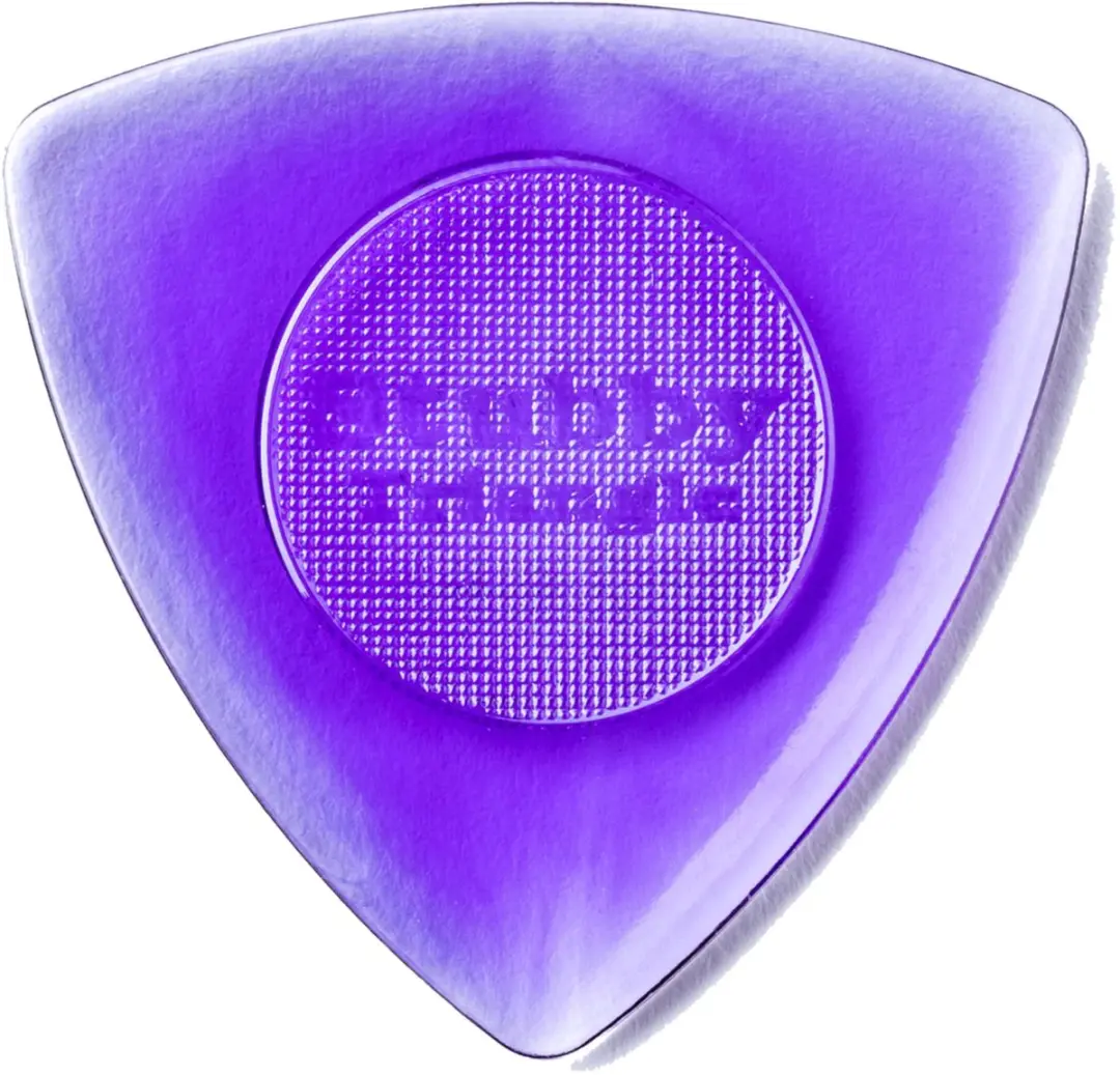 Dunlop Stubby Triangle Plectrums 2.00mm - 6 Stuks Helder paars