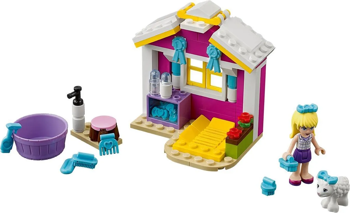 LEGO Friends Stephanie's Lammetje 41029 - 78 Stukken - Paars