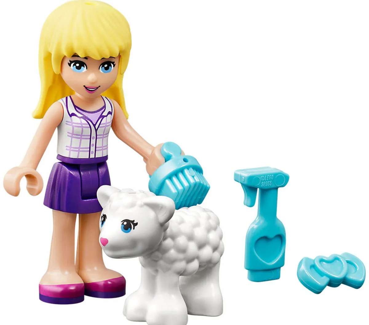 LEGO Friends Stephanie's Lammetje 41029 - 78 Stukken - Paars - afbeelding 6 van 6