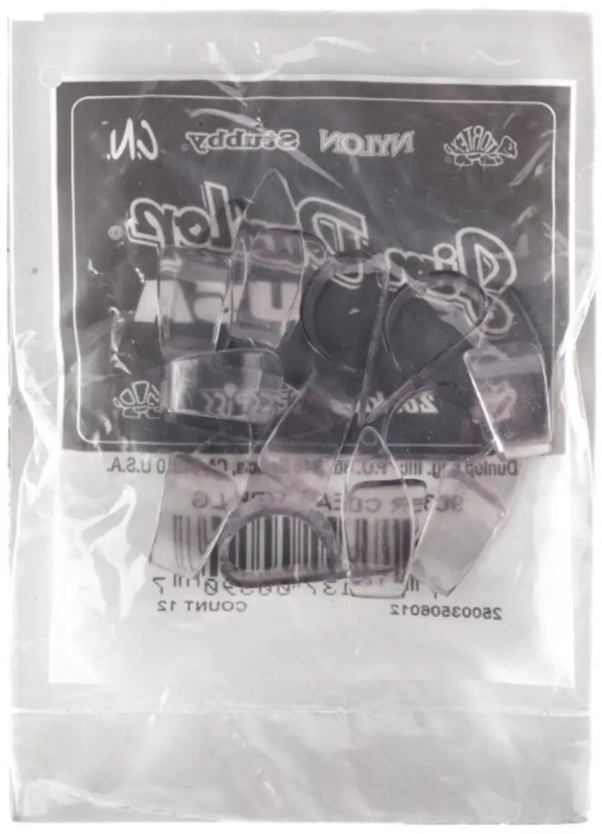 Dunlop Duimplectrum Clear Plastic - Large - 3 Stuks