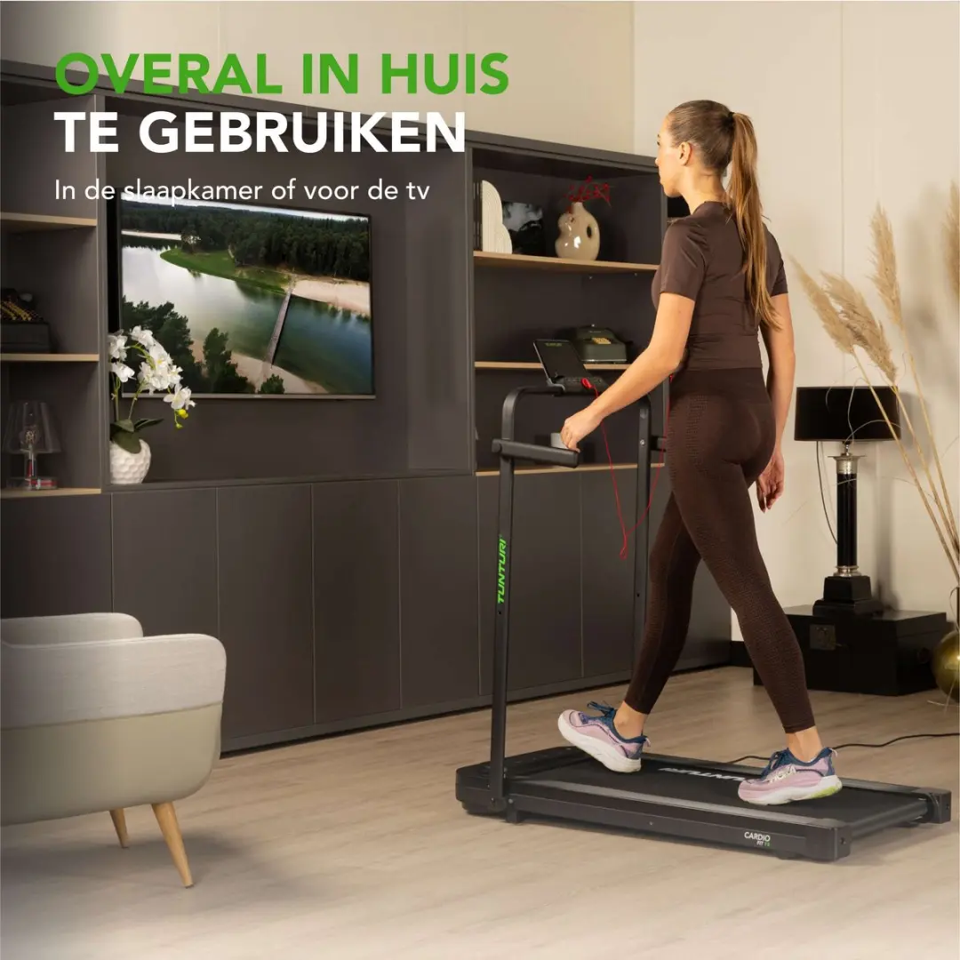 Tunturi Cardio Fit T5 Loopband - 14 Programma's - Inklapbaar