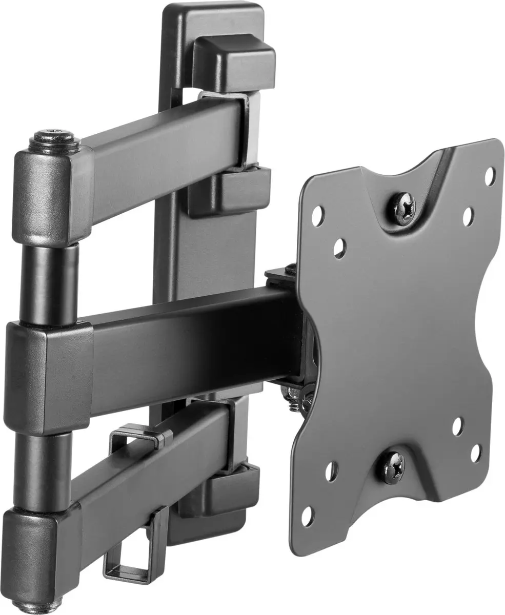 Deltaco ARM-1204 TV Beugel - Draaibaar 13-27" - 20kg - Zwart