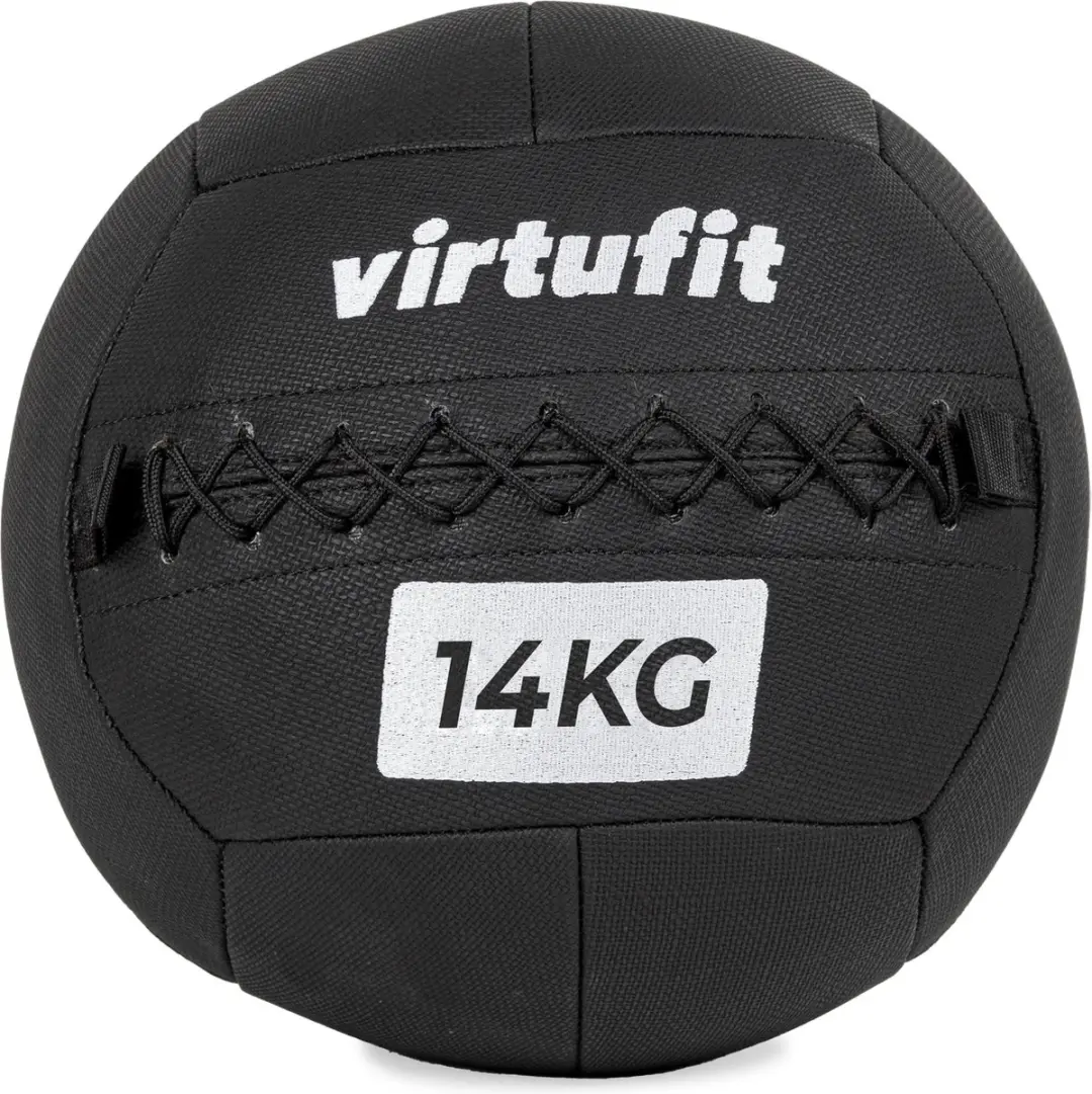 VirtuFit Wall Ball Pro 14kg - Zwart