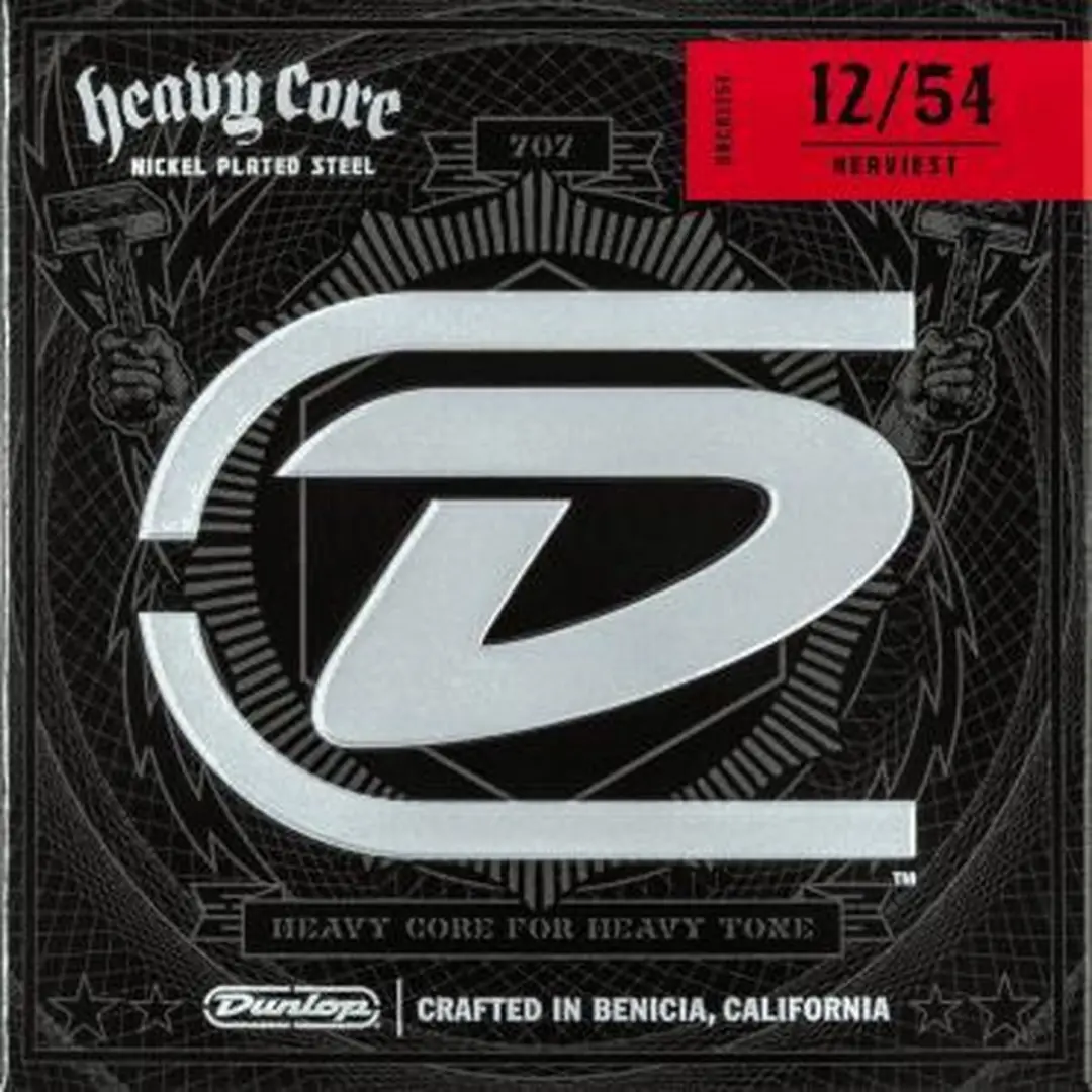 Dunlop Heavy Core DHCN1254 Snarenset 12-54 - Nikkel