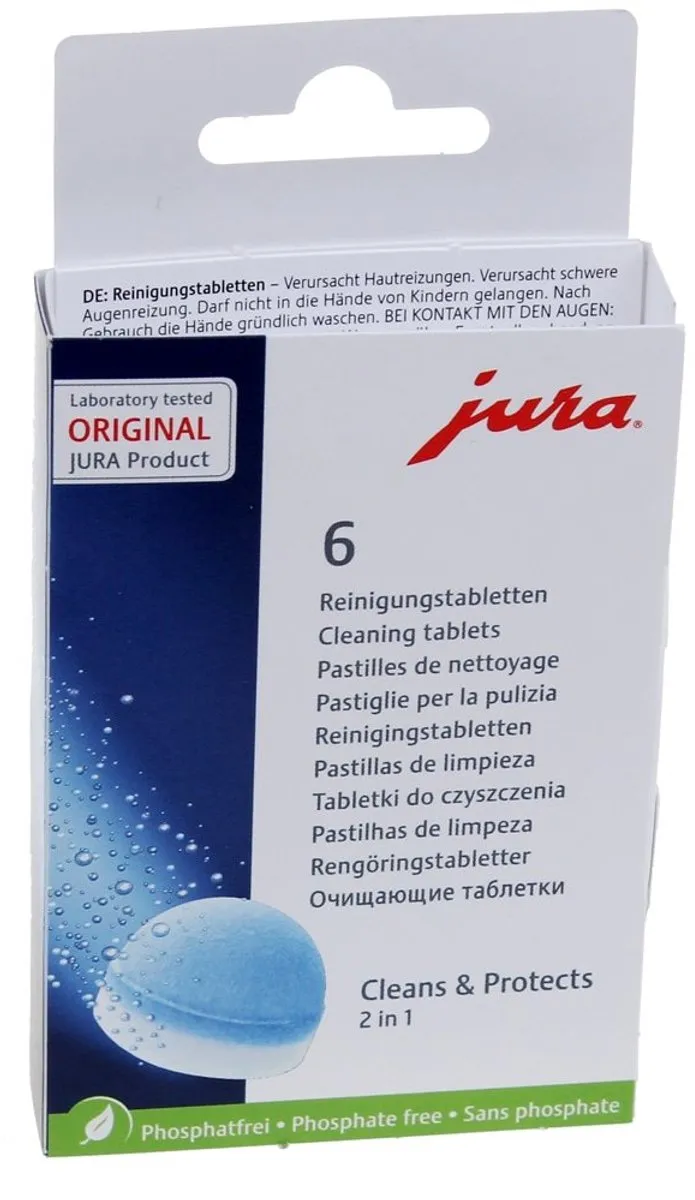 Jura 3-in-1 Reinigingstabletten 24225 - 6 Stuks