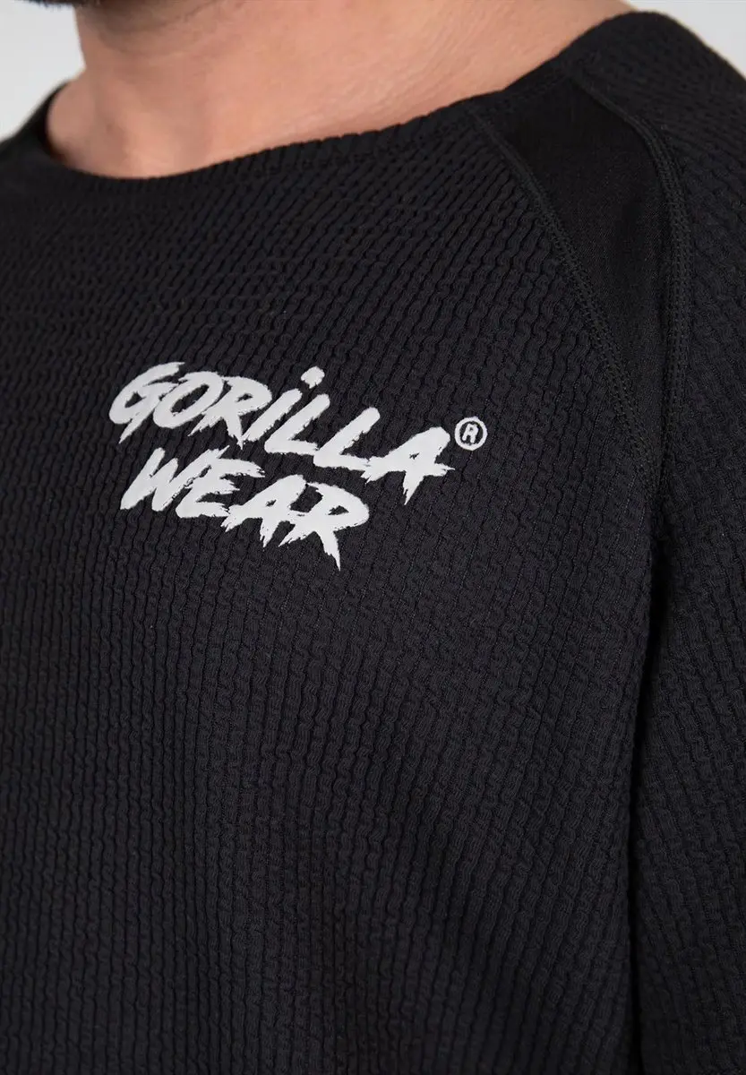Gorilla Wear Augustine Old School Work Out Top - Zwart - L/XL