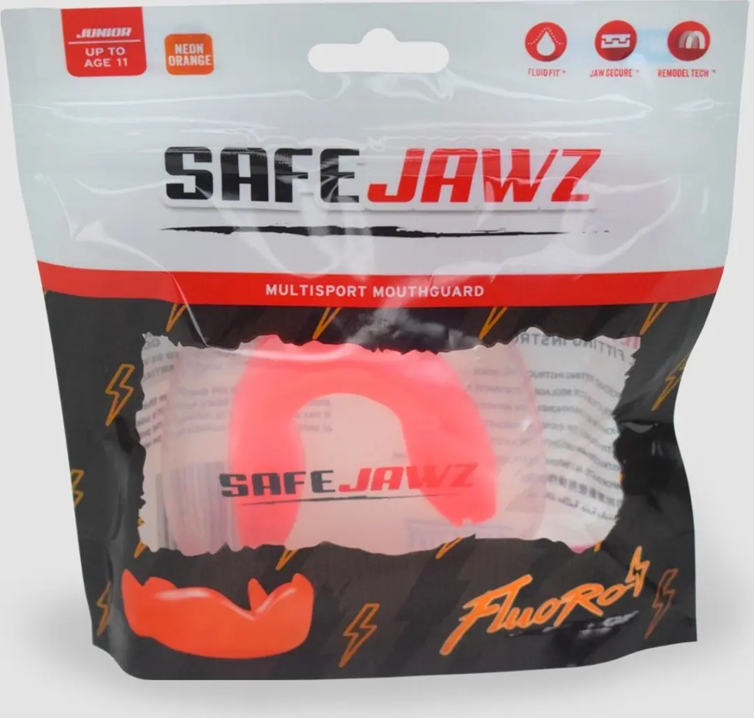 Safejawz Intro-Series Fluor Gebitsbeschermer - Oranje