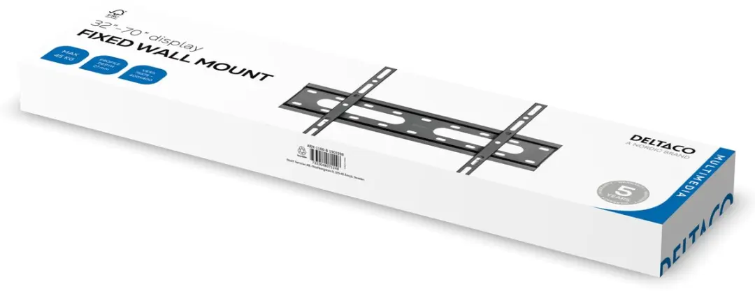 Deltaco ARM-1100-B TV Beugel - 32-70" - Max 45kg - Zwart