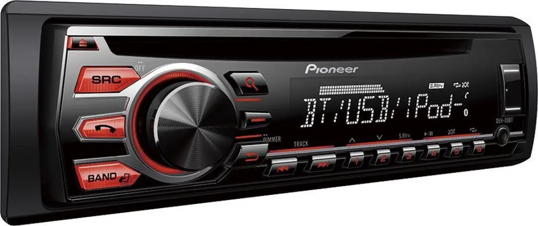 Pioneer DEH-09BT Autoradio - Enkel DIN - 4x50W - Zwart