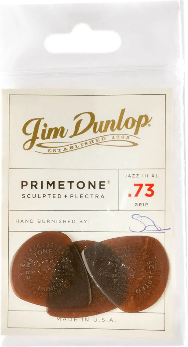 Dunlop Jim Dunlop 520P0.73 Primetone Jazz III XL Plectrumset