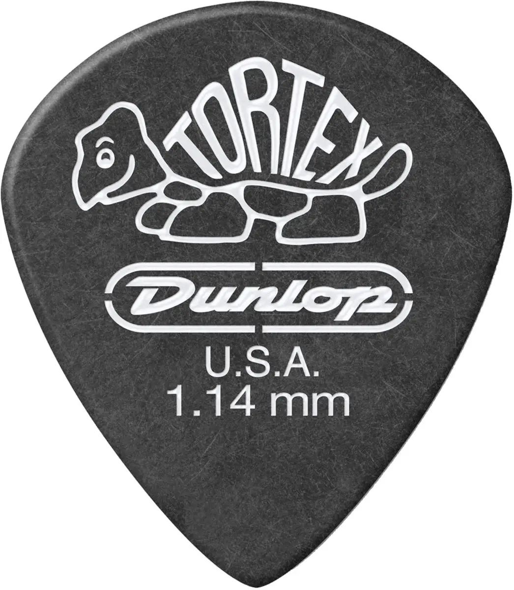 Dunlop Tortex Pitch Jazz Picks 1,14mm - 12 Stuks - Zwart