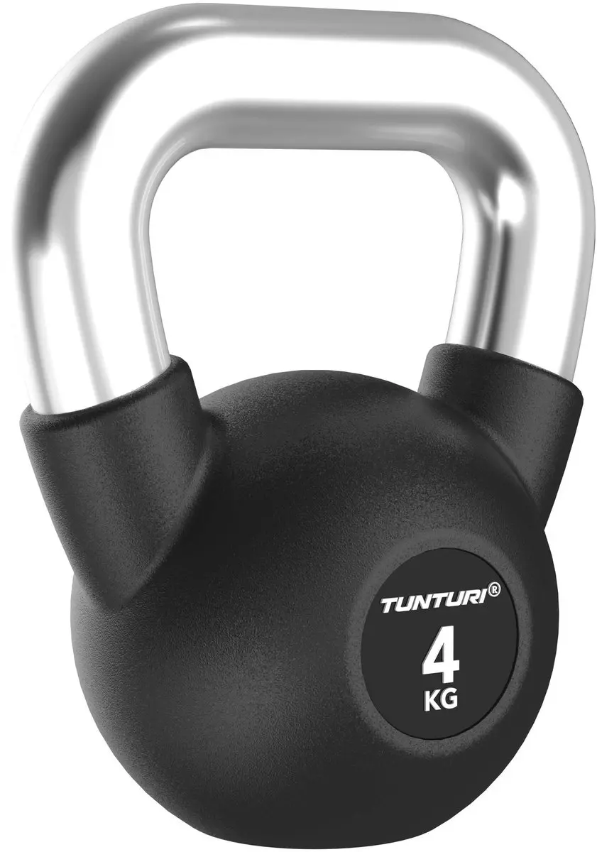 Tunturi Platinum Rubber Kettlebell 4kg
