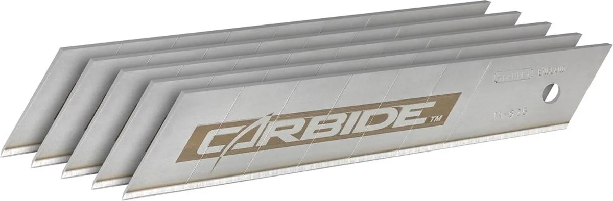Stanley Carbide Reserve Afbreekmes 25mm - 5 Stuks - afbeelding 6 van 6