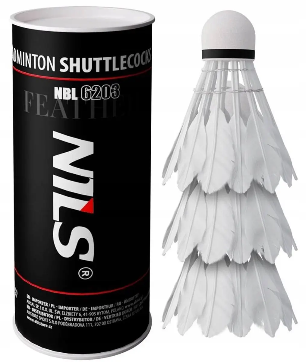 Nils Badmintonset - 2 Rackets, 3 Shuttles - Multicolor