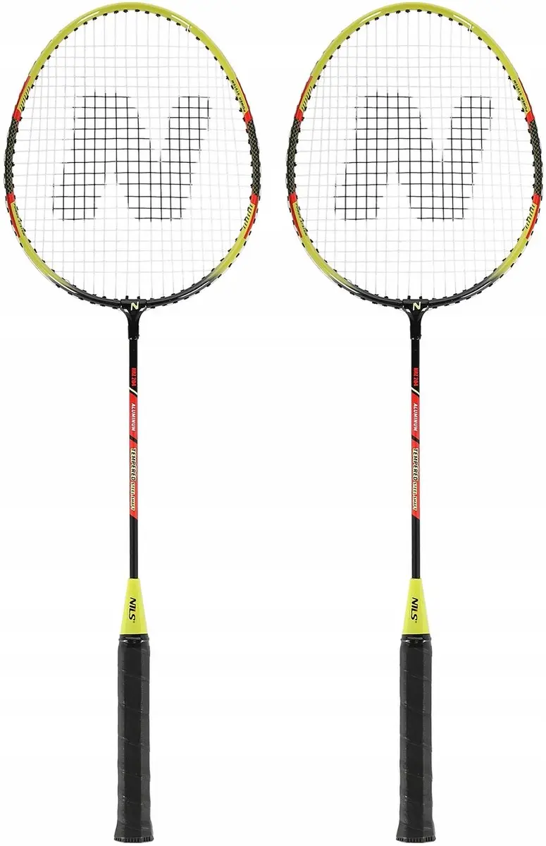 Nils Badmintonset - 2 Rackets, 3 Shuttles - Multicolor