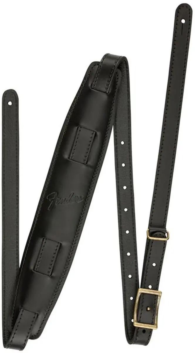 Fender Vintage Saddle Gitaarband - Zwart