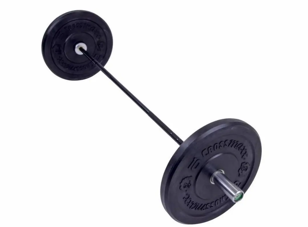 LifeMaxx Crossmaxx Junior Halterstang 170cm - 50mm - Zwart