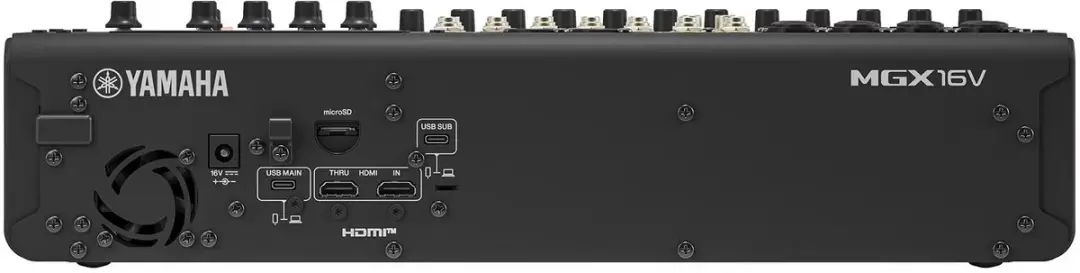 Yamaha MGX16V Digitaal Mengpaneel 22 Kanalen - Zwart