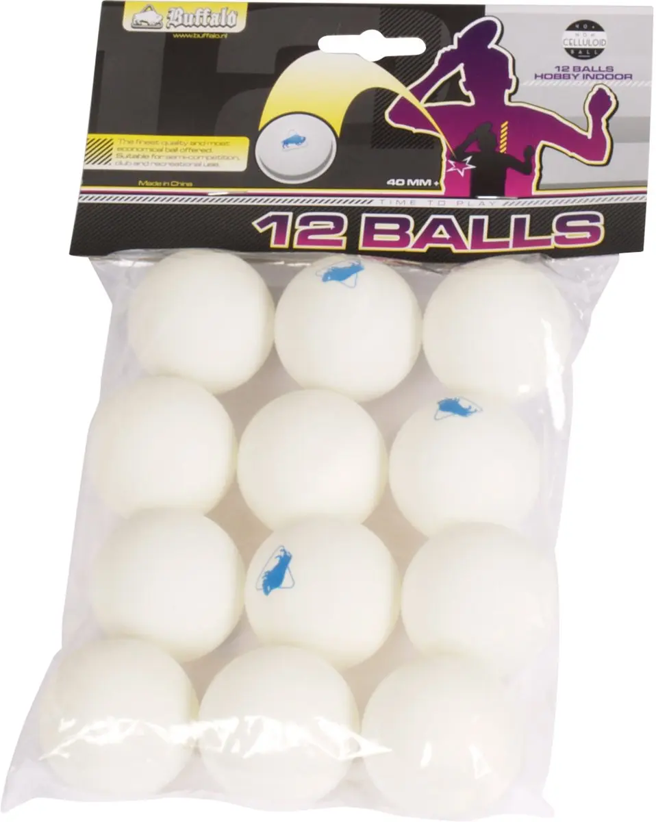 Buffalo Tafeltennisballen Celluloidvrij