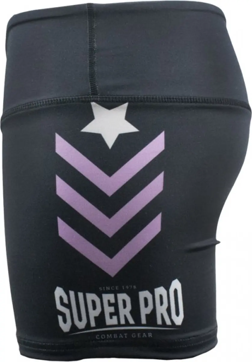 Super Pro Short No Mercy Dames - Zwart/Paars/Zilver - afbeelding 6 van 6