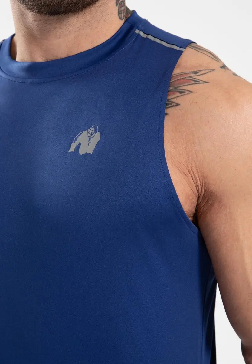 Gorilla Wear Easton Tanktop - Blauw 2XL