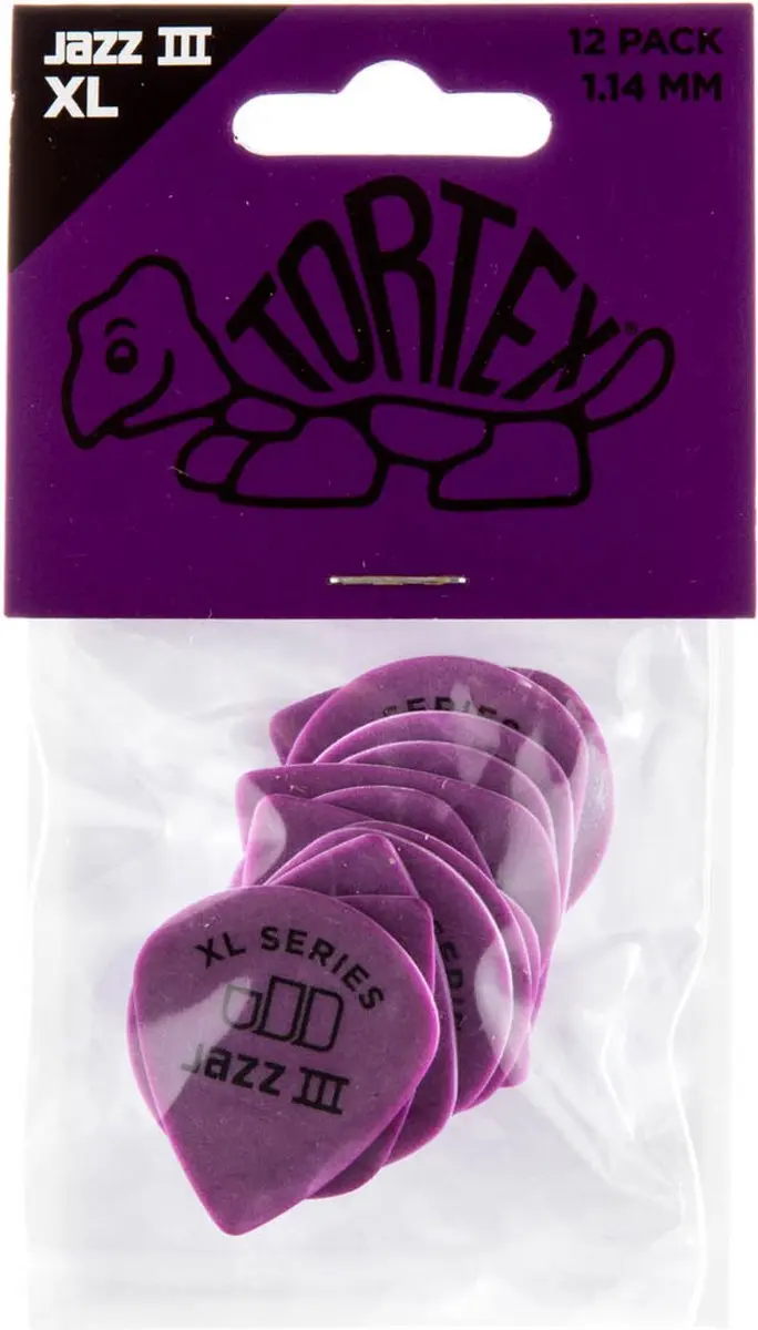 Dunlop Tortex Jazz III XL Plectrum 1,14mm