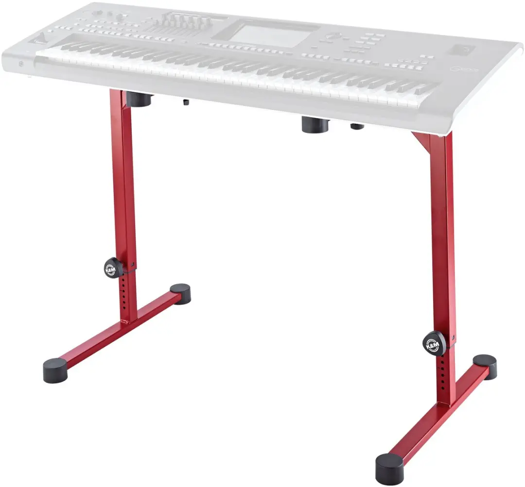 König & Meyer 18810 Omega Keyboardtafel - Ruby Red