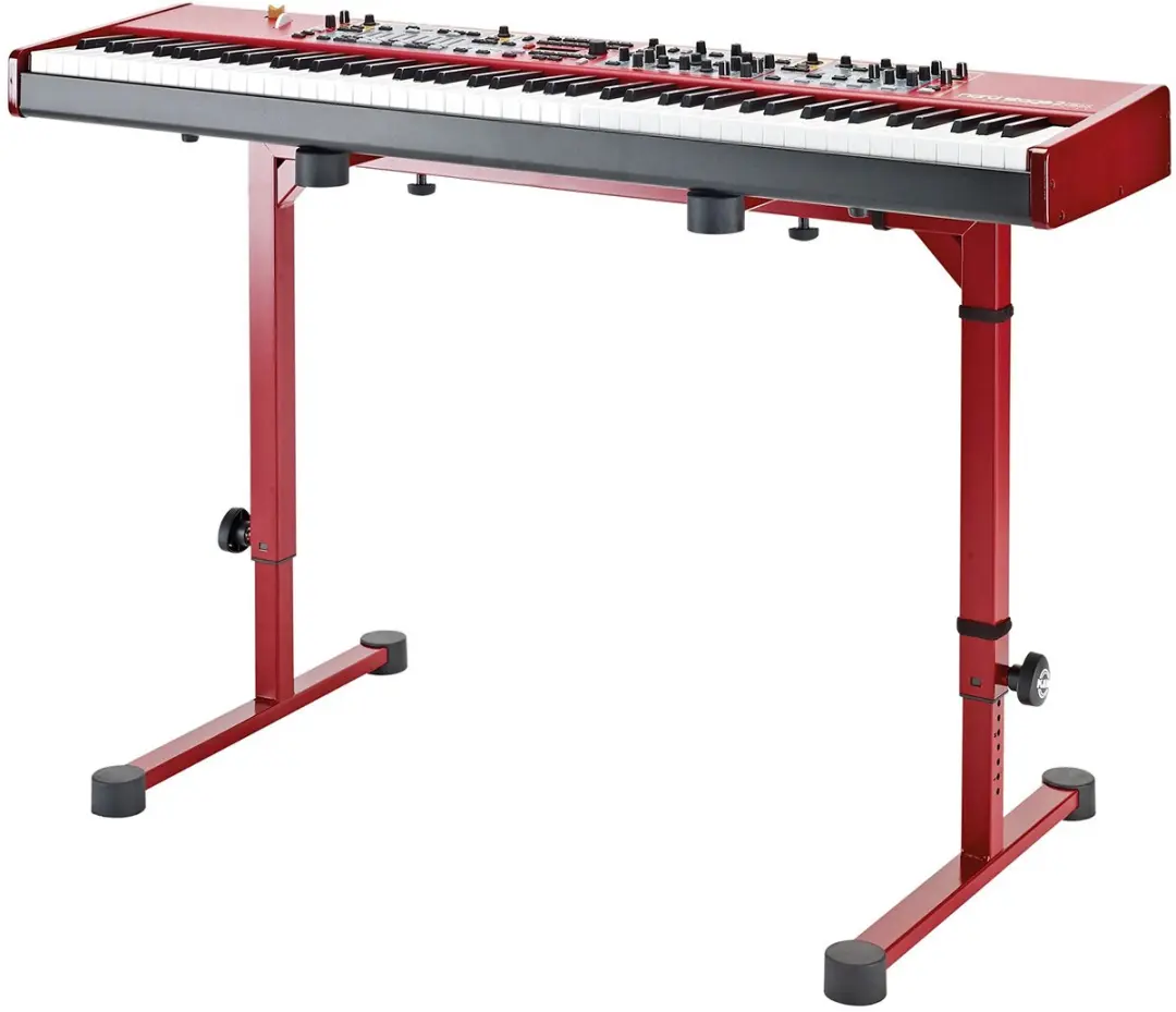 König & Meyer 18810 Omega Keyboardtafel - Ruby Red - afbeelding 6 van 6