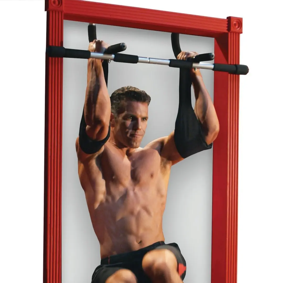 Iron Gym Ab Straps - Nylon - Zwart - 2 Stuks