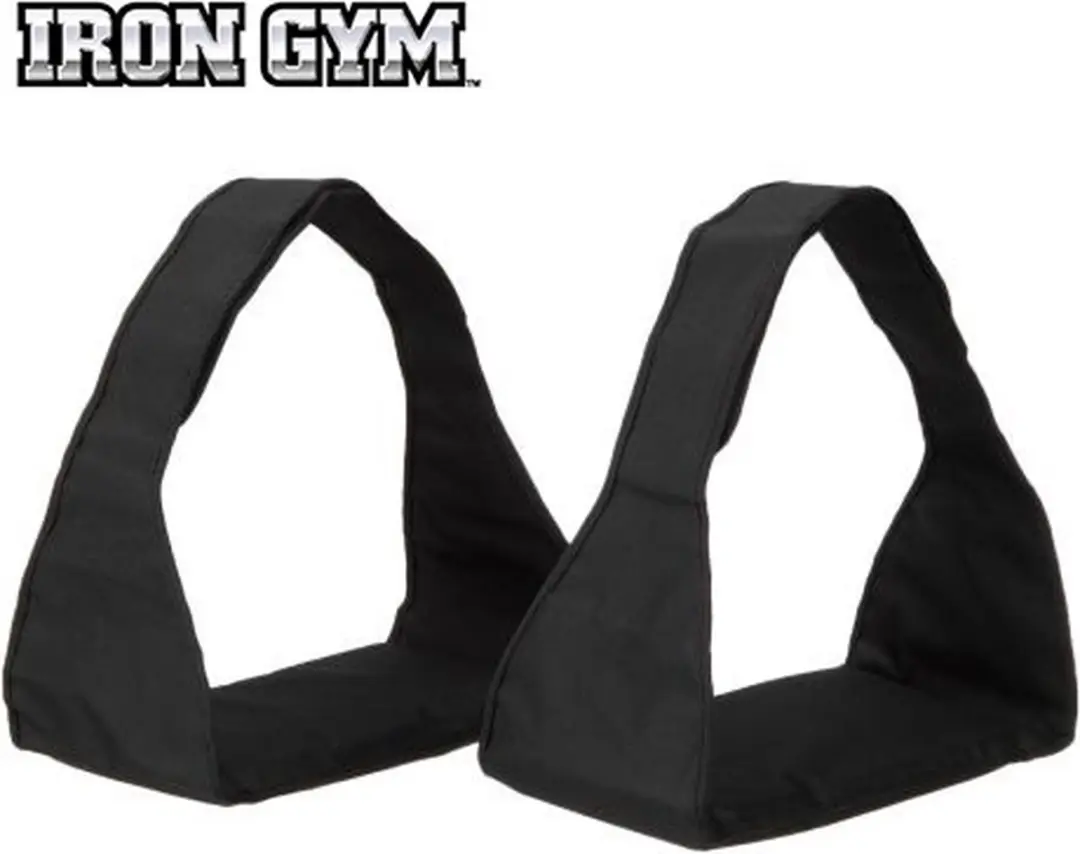 Iron Gym Ab Straps - Nylon - Zwart - 2 Stuks