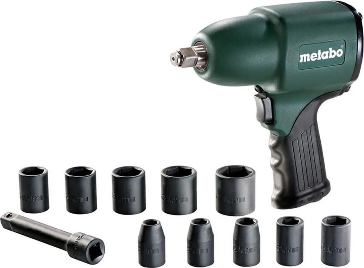 Metabo DSSW 360 SET Perslucht Slagmoersleutel - 360Nm 360 l/min