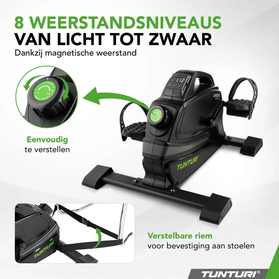 Tunturi Cardio Fit M45 Stoelfiets - 8 Weerstanden - Zwart