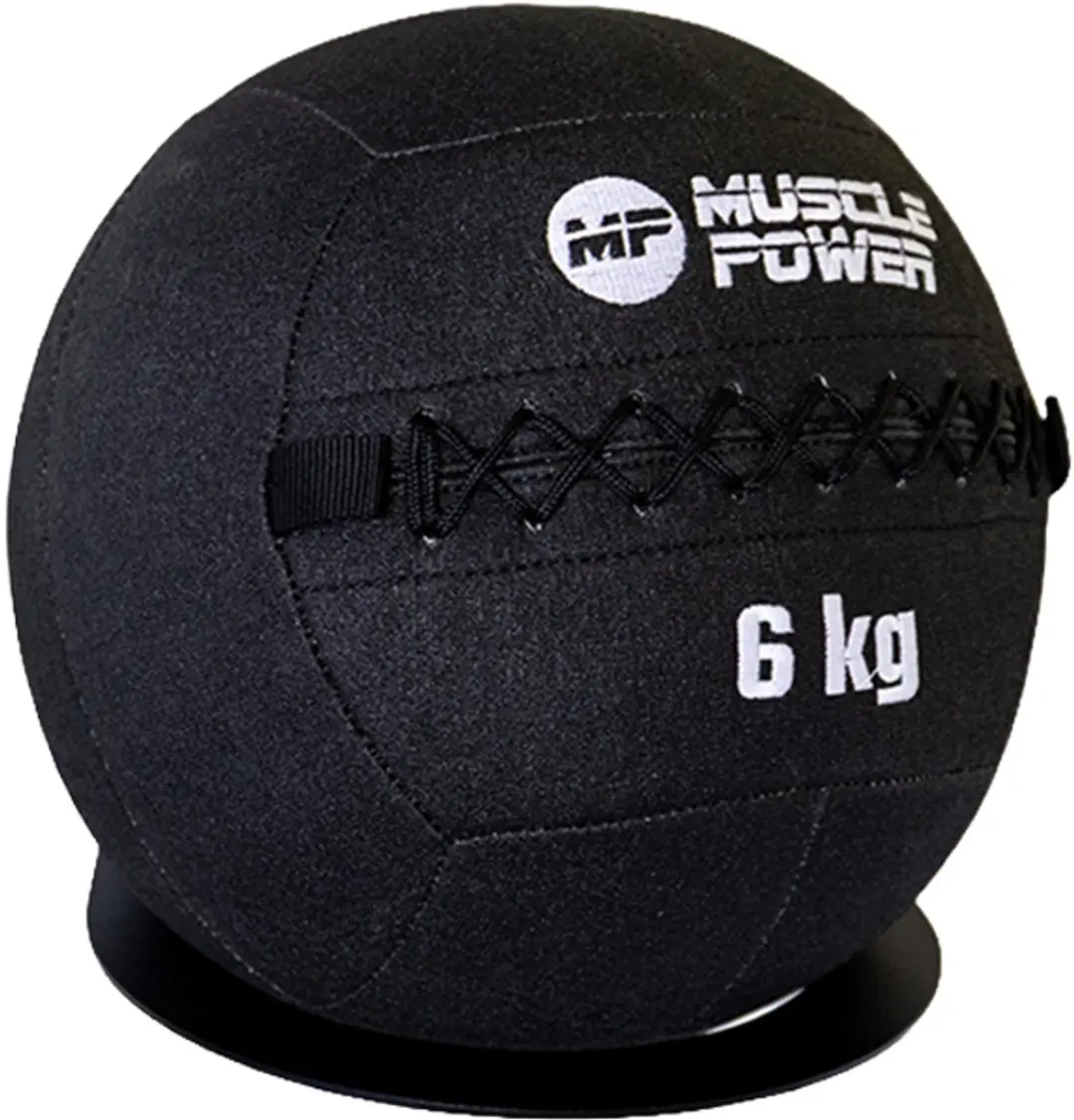 Muscle Power Wall Ball Kevlar 6 kg - Antraciet grijs/Zwart