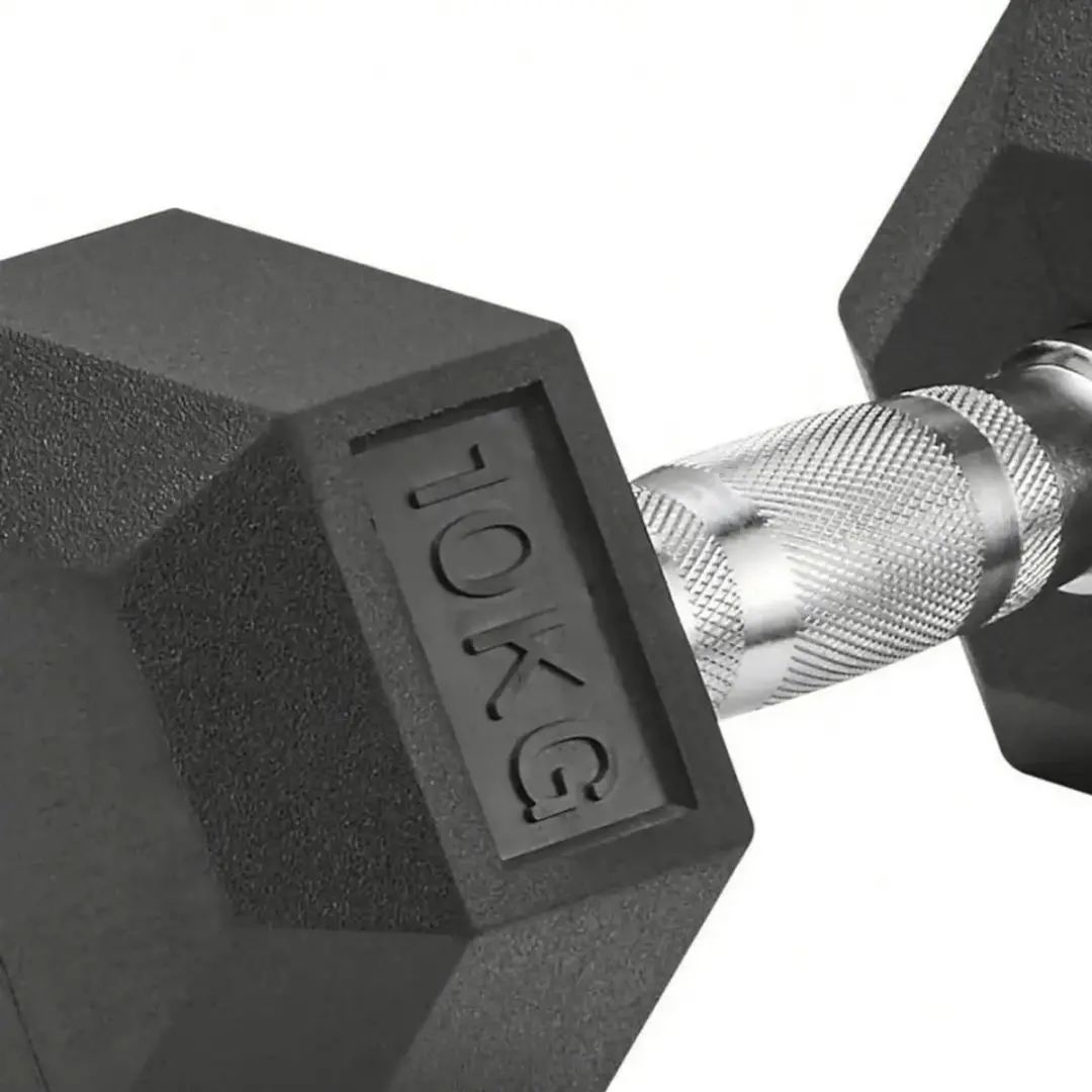 Toorx Fitness MEG Hexagon Dumbbell 1 kg - Zwart