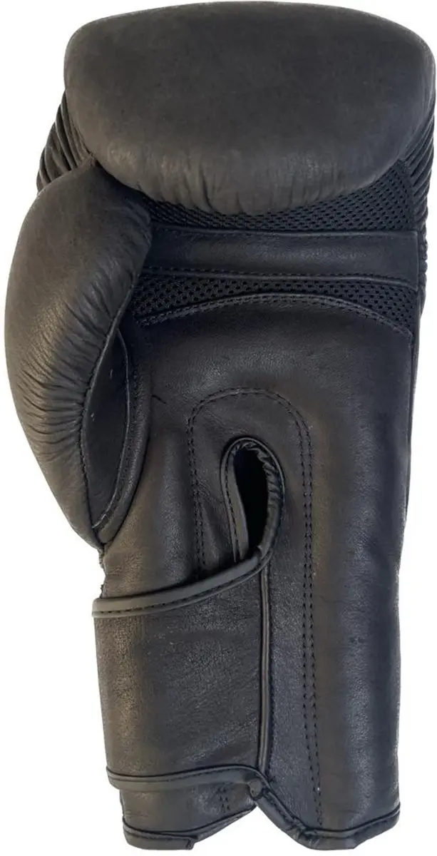 Buffalo Leather Bokshandschoenen 14oz - Zwart