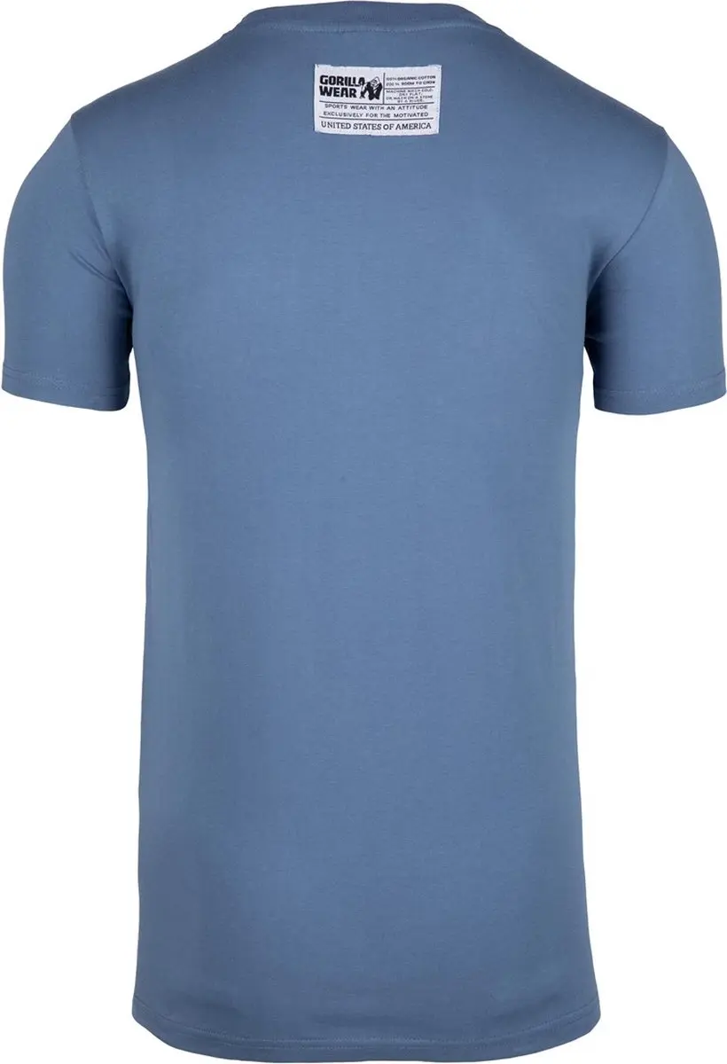 Gorilla Wear Classic T-shirt Coronet Blauw - L