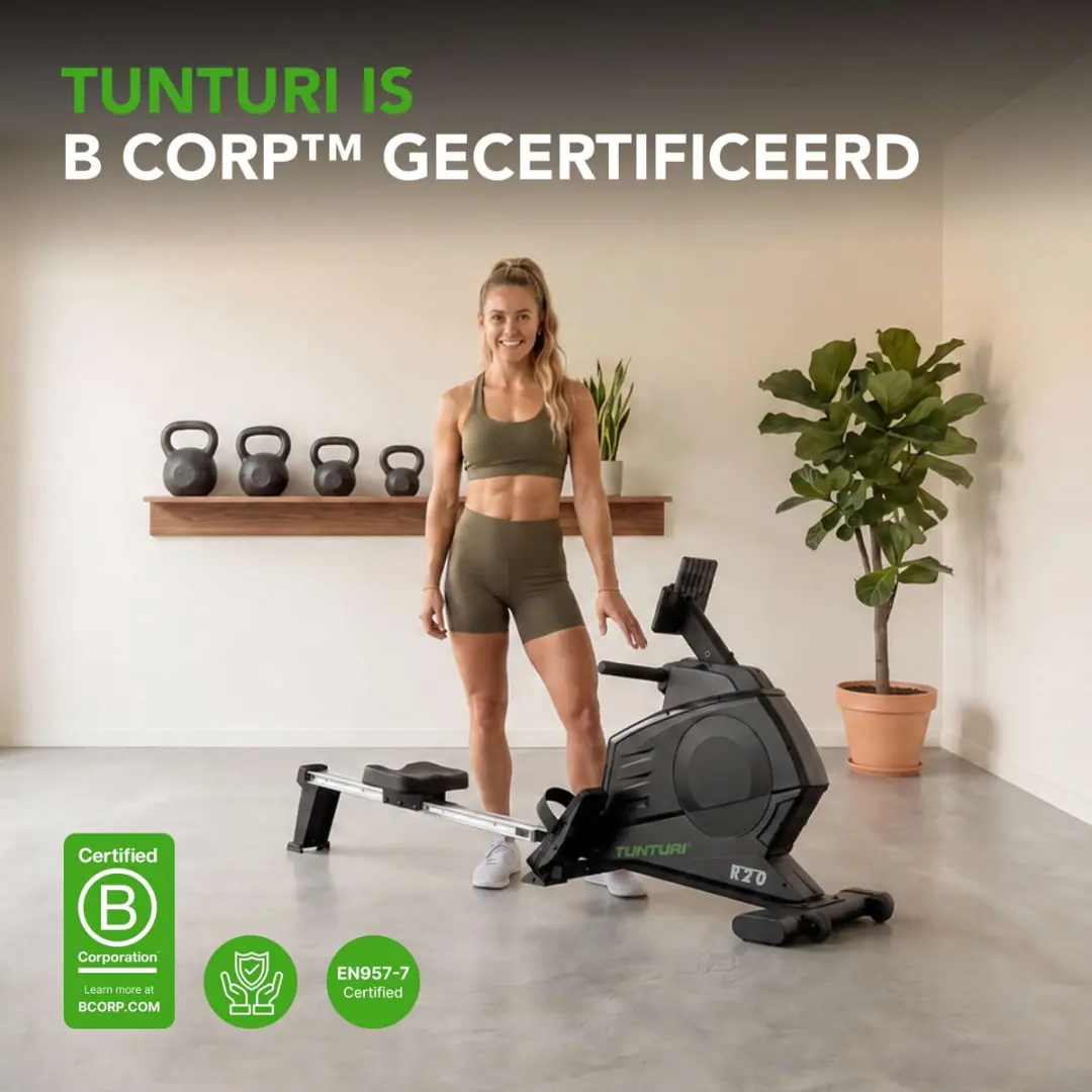 Tunturi Signature R20 Roeimachine - 16 Niveaus - 6 Programma's